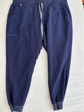 FIGS Navy Joggers Scrub Pants Navy XL Technical Collection Stretch Nurse Medical